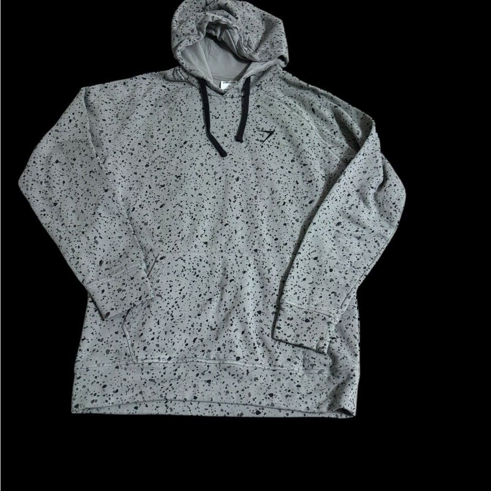 Gymshark Gray Black Speckle Hoodie